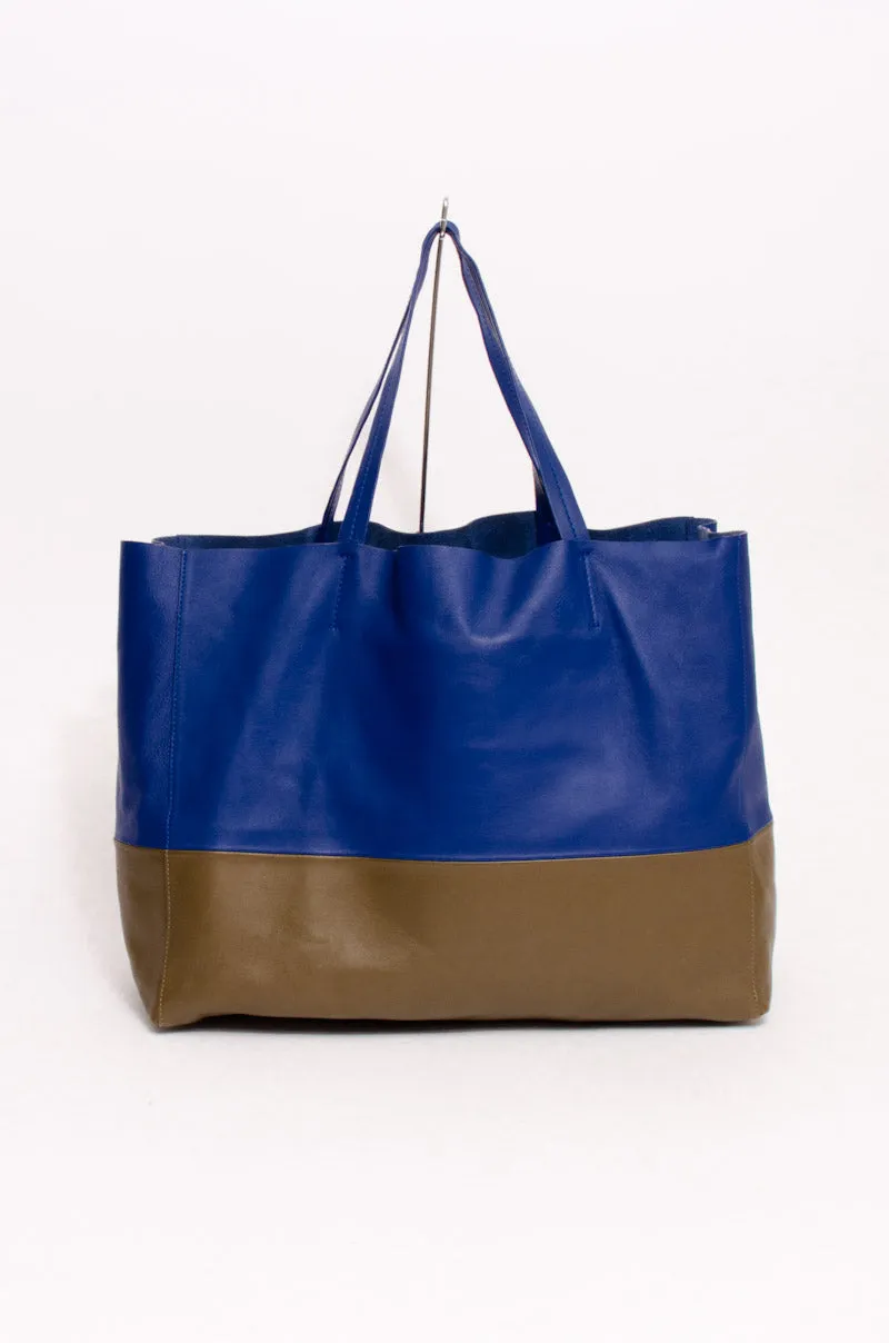 BICOLOR CABAS TOTE