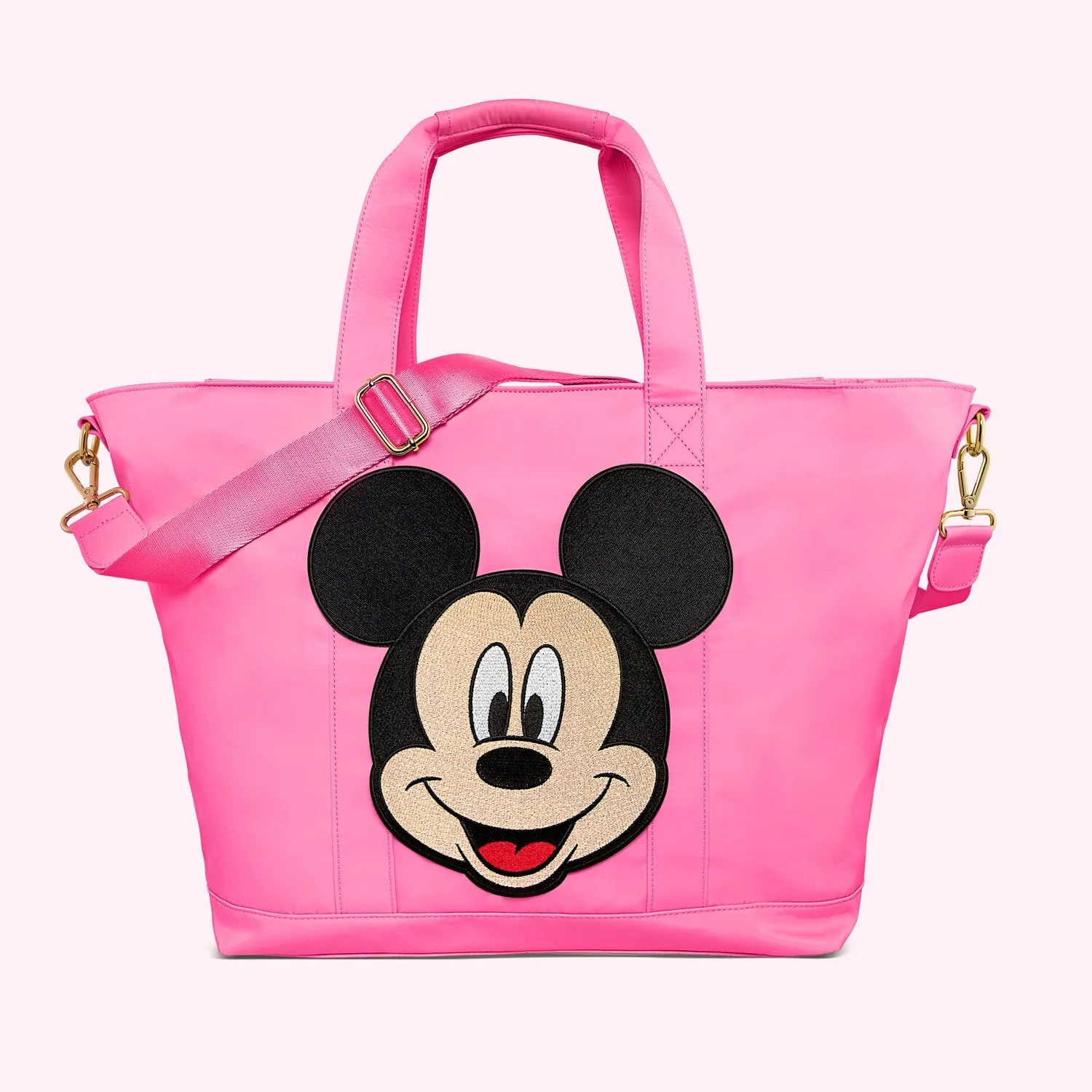 Classic Bubblegum Tote with Jumbo Mickey Patch