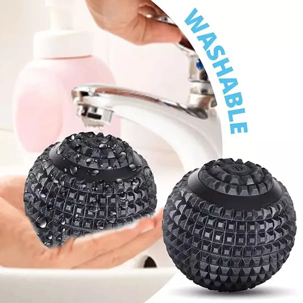 Electric Vibrating Massage Ball Sport Fitness Foot Pain Relief Plantar Faciities Reliever Gym Home Training Yoga Massager Ball