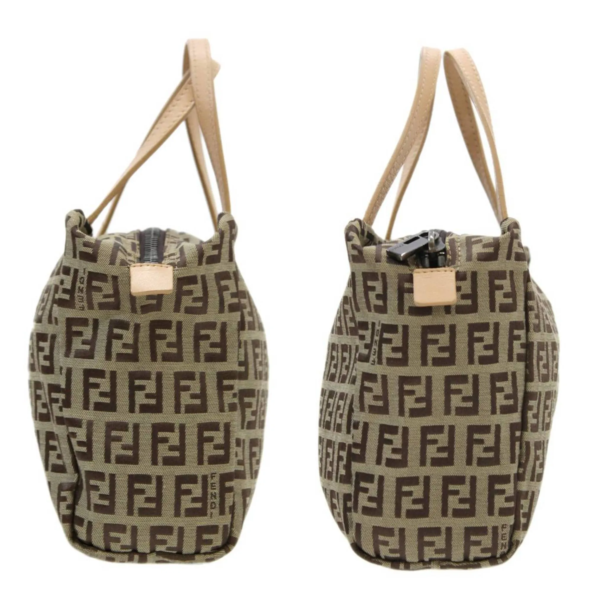 FENDI Canvas Zucca Beige 2415 SN000-028