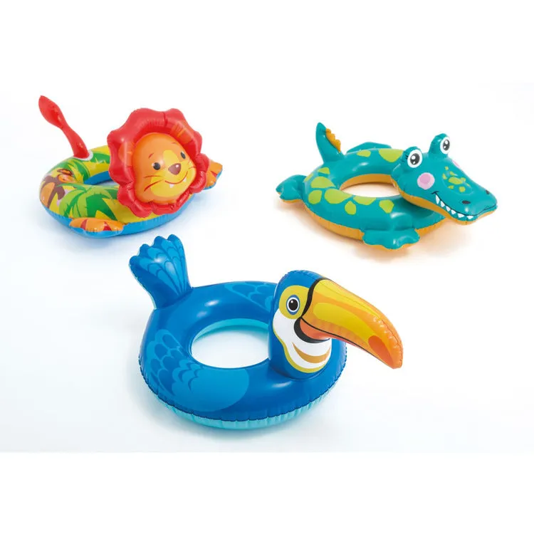 INTEX Animal Children's Lifebuoys Swimming Ring Suitable for 3-6 Years Old