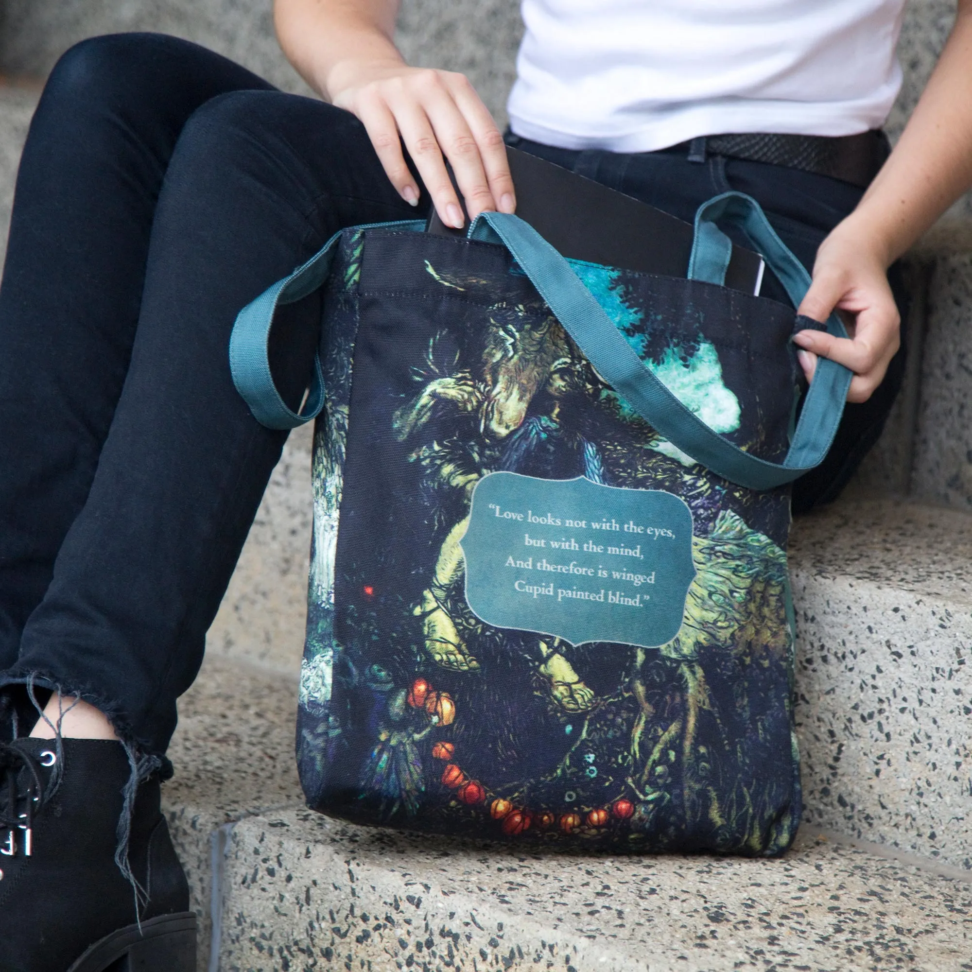 Midsummer Night's Dream Book Tote Bag