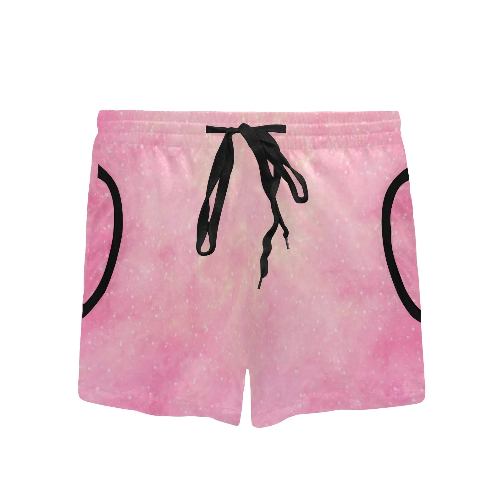 Pink Sky Women's Mid-Length Board Shorts