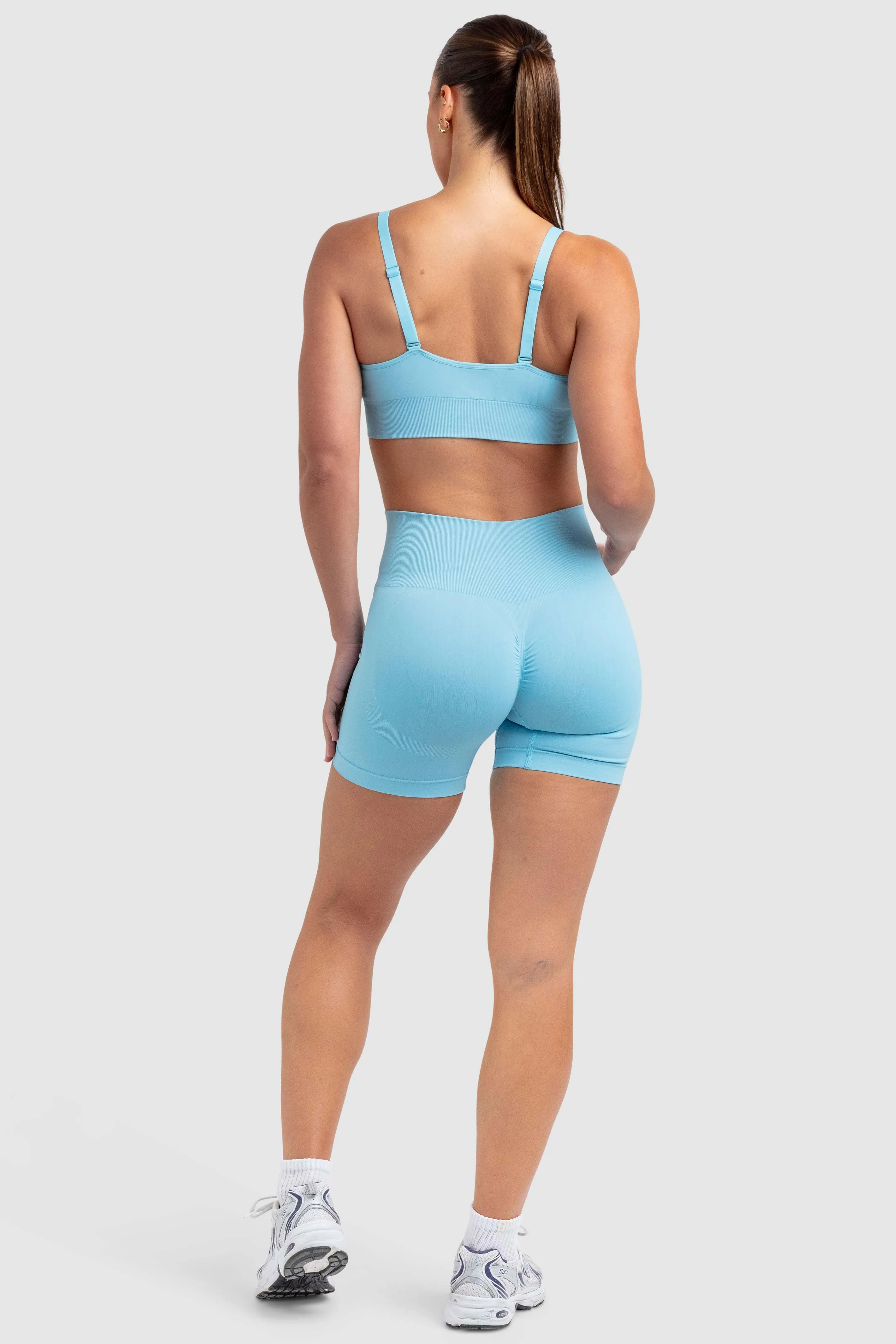 Scrunch 2 Seamless Shorts - Baby Blue