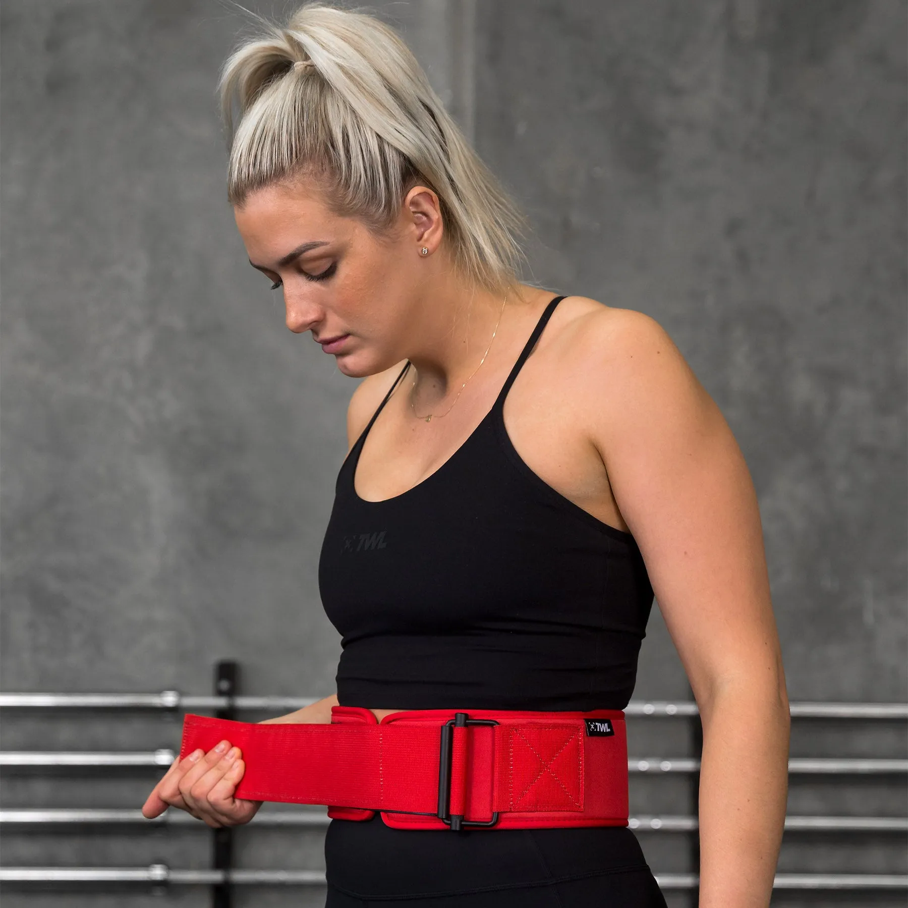 TWL - EVERYDAY 4" VELCRO LIFTING BELT - ARTISAN RED