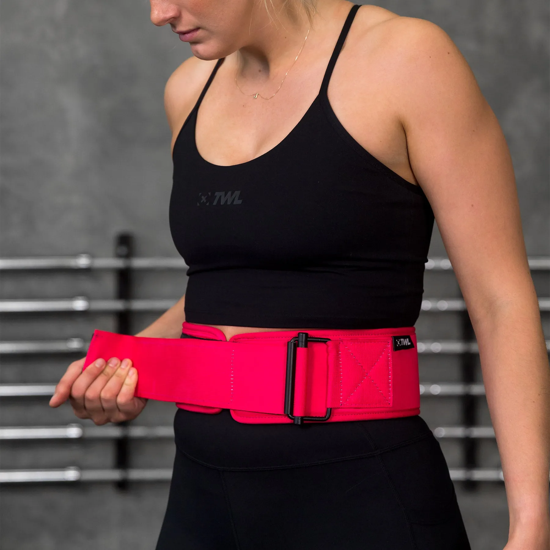 TWL - EVERYDAY 4" VELCRO LIFTING BELT - CERISE